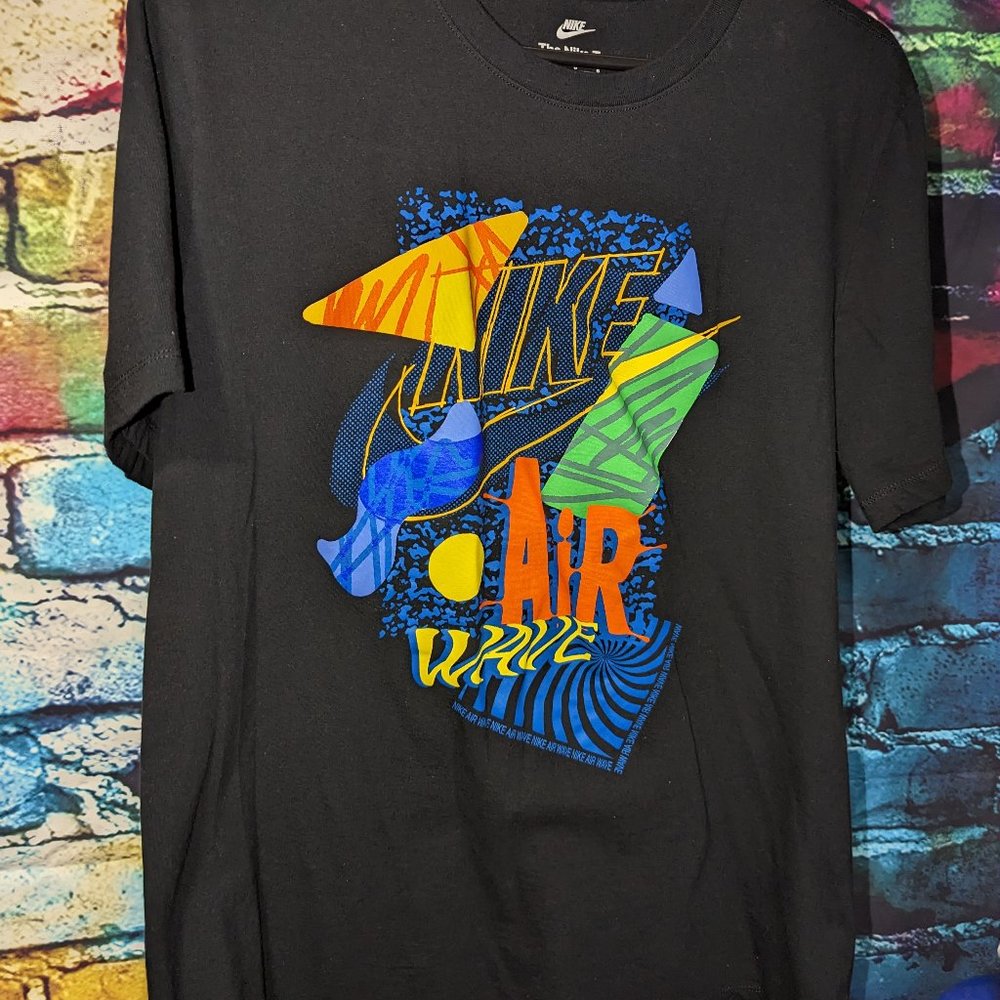 Nike Air Men's Large Black graphic Tshirt